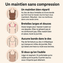 SILENTS – Débardeur sculptant avec maintien intégré
