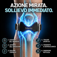 Silents™ – Fascia Rotulea Regolabile per il Ginocchio